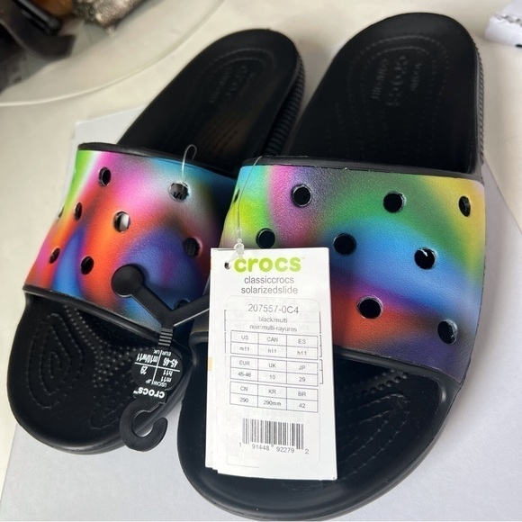 Tye Dye Crocs Side Sandals main image 7